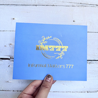 Cartes de visite de luxe A6 en papier épais au design personnalisé Cartes de vœux Bijoux Carte de remerciement pour petites entreprises