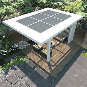 Pergola robuste résistante au vent, <span class=keywords><strong>en</strong></span> aluminium, imperméable, pour extérieur, gazebo, pavillon pour restaurant commercial, hôtel, parc - Product Image 3