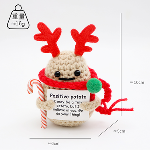 Muñeco de Ganchillo de Hombre de Jengibre, Decoración Navideña Hecha a Mano, Lindo Amigurumi, Regalo Navideño, Muñeco de Ganchillo de Hombre de Jengibre - Product Image 4