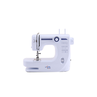 Machine à coudre domestique à double aiguille, mini machine à coudre électrique, couture ménagère, machine à coudre UFR-609 pour boutonnière et bouton