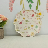 Fournitures pour fête du thé de printemps, ensemble de vaisselle jetable en papier à motifs floraux, assiettes, gobelets, serviettes, décoration de jardin