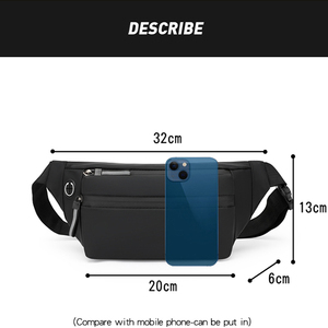 กระเป๋าคาดเอววิ่งกีฬากันน้ำ พิมพ์ลายแบบซับลิเมชั่น สำหรับผู้ชาย - Product Image 2