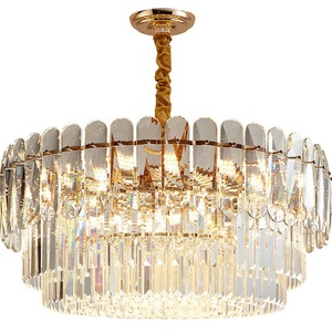 JYLIGHTING Lights For <span class=keywords><strong>Home</strong></span> Hanging Living Room Lamp Đèn Pha Lê Vàng Trang Trí Sang Trọng Đèn Treo Hiện Đại - Product Image 1