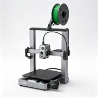 Halo Printer Mainan 3D Baru Kamera AI Perataan Otomatis Resolusi Tinggi Konstruksi PLA Model Arsitektur Desktop Kecil 1 Tahun USB