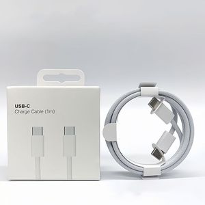 Wholesale Box Packaging 60W Fast <b>Charging</b> USB C to USB C Braided Nylon <b>Cable</b> for IPhone17 16 15 14 Pro Max <b>Cable</b> - Product Image 1