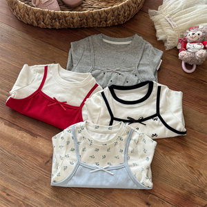 Child Star Circle Baby Girls Long Sleeve T-Shirt Crew Neck Breathable Autumn Casual Top - Product Image 2