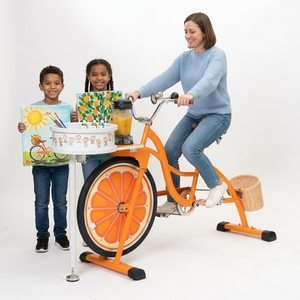 Vélo d'exercice à pédales EXI 2026 Smoothie Maker avec fonction Spin Art, mixeur écologique pour événements et fêtes - Product Image 2