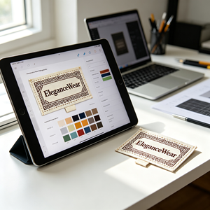 Etiquetas de Papel Tejido Ecológicas para Ropa, Prendas, Zapatos y Bolsos con Logotipo Personalizado y Etiquetas de Marca - Product Image 3