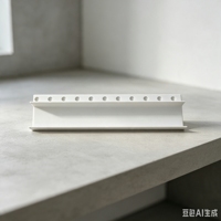 Profilé PVC en forme de F pour joint décoratif de plâtre, bande d'ombre pour mur et plafond en cloison sèche