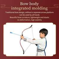 Arc traditionnel STARCN 80/100 cm pour enfants, en bois massif, force de tir 8-18 lbs, jouet de tir à l'arc sûr pour enfants, encourage l'activité en plein air