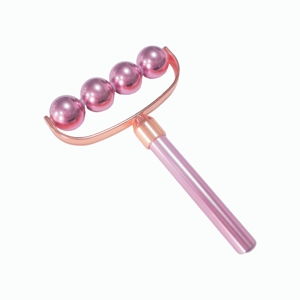 Wholesale Custom Color Electroplated Aluminum Alloy <b>Roller</b> with 4 Spinning Beads for Beauty Salon - Product Image 5