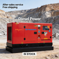 8kW 10kVA 15kVA 20kVA 380V Dreiphasiger 50Hz Schallgedämpfter Dieselgenerator 1500 U/min Drehzahl 400V 110V Vollkupfer-Wechselstromgenerator ATS