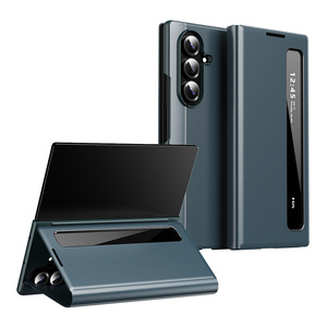 Custodia <span class=keywords><strong>per</strong></span> <span class=keywords><strong>telefono</strong></span> intelligente con finestra e porta carte in pelle PU <span class=keywords><strong>per</strong></span> Samsung Z Fold 4 5 6 7: rispondi alle chiamate senza ribaltare la <span class=keywords><strong>cover</strong></span> - Product Image 6