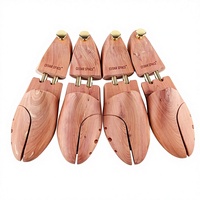 Embauchoirs en bois de cèdre pour hommes, tailles 7.5-14, 2 paires pour chaussures