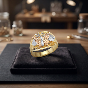 แหวนแต่งงานครบรอบวันครบรอบแต่งงาน ฟรีไซส์ ทองเหลืองคุณภาพสูง 18K ชุบสามสี ลายสัตว์ ขัดเงาสูง สำหรับผู้หญิง สวมใส่ได้ทุกวัน - Product Image 2