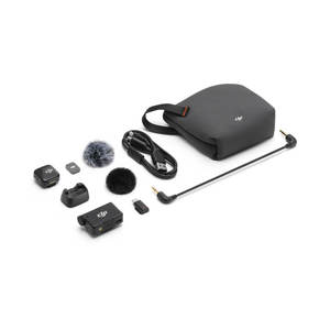 Cost-Effective Original <b>Mic</b> Mini (1TX+1RX) Wireless <b>Mic</b> Two-Level Active Noise Cancelling Action <b>Camera</b> Mount Portable System - Product Image 5