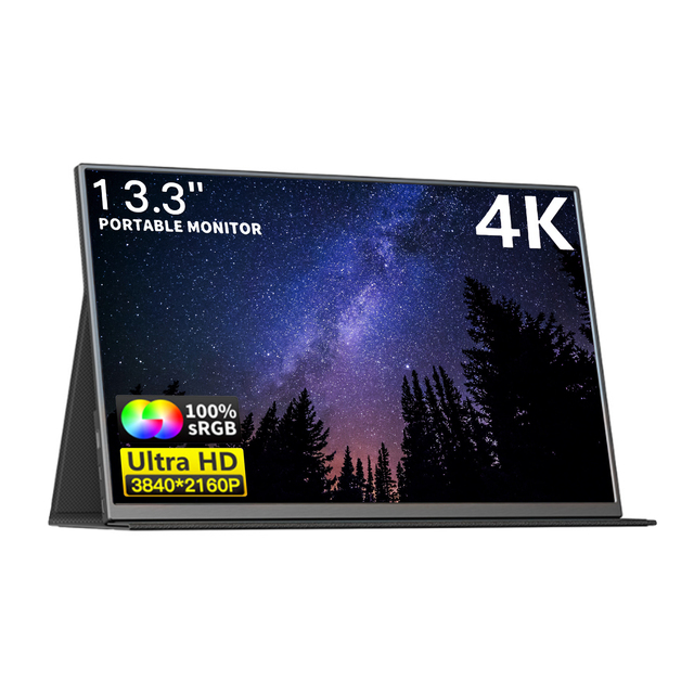 13.3 Inch LCD LED Small Monitors Touch Screen 4K Gaming Monitor IPS Panel Screen USB Display Portable Monitor for Computer