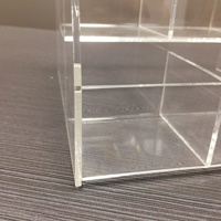 Boîte présentoir de bonbons en acrylique, boîte de rangement de haute qualité, conteneur alimentaire en acrylique, boîte organisateur de maquillage, boîte
