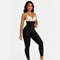 Pantalon gainant taille haute effet remonte-fesses avec fermeture éclair à la taille et contrôle du ventre, Fajas, Vente en gros OEM