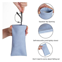 Étui pour lunettes de soleil en cuir Étuis pour lunettes de soleil portables Étui à lunettes anti-rayures Squeeze Spring Top sheet closure