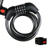 Candado de Cadena con Combinación de 5 Dígitos, Portátil, Antirrobo, para Bicicleta, Scooter Eléctrico y Motocicleta
