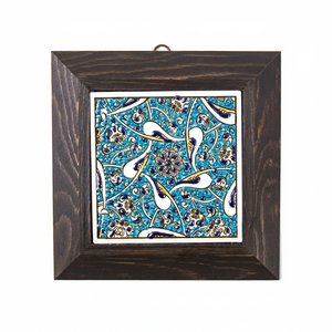 Turco pintado a mano de cerámica marco 10x10 cm decoración de la pared de azulejos de Turquía - Product Image 2