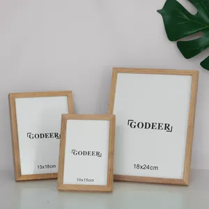 4X6 Handmade Khung Ảnh Bằng Gỗ Tự Nhiên Rắn Gỗ Sồi