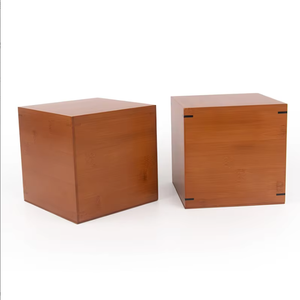 Urne en bambou à couvercle coulissant, petit cercueil unique pour animaux de compagnie, conteneur léger en bambou pour cendres d'animaux pour la commémoration quotidienne - Product Image 5