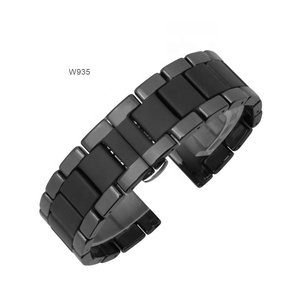 Correa de cerámica mate de 18/20/22mm para <span class=keywords><strong>Samsung</strong></span> Galaxy Watch 4 Classic 42/46mm Active 2 Gear S3 pulsera para Huawei GT 2/<span class=keywords><strong>2E</strong></span>/Pro - Product Image 5