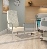 Les meubles commerciaux arrivent chaise d'invité de salle d'attente bariatrique avec des bras
