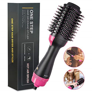 Amazon.com: REVLON Cepillo de aire caliente para secador de pelo y volumen  de un solo paso, Titanium Max Edition : Belleza y Cuidado Personal