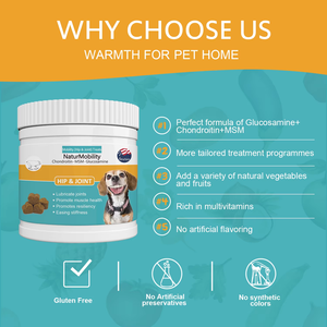 Natural Mobility Hip & Joint Chews pour chiens-avec glucosamine, chondroïtine et MSM-Réduit la raideur et favorise la santé musculaire - Product Image 4