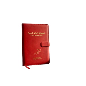 Quaderno Personalizzato in Pelle PU per Allenatori, Stampa Offset con Logo in Lamina Dorata, Testo Personalizzato per Centri di Allenamento Sportivo - Product Image 3