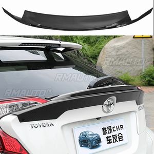 Pour Toyota CHR C-HR 2017 2018 Spoiler arrière en faux carbone Pièces automobiles Spoiler de coffre arrière - Product Image 2