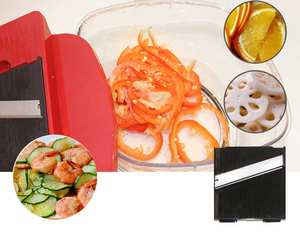 Coupe-légumes rapide de <span class=keywords><strong>cuisine</strong></span> hachoir à aliments manuel <span class=keywords><strong>mandoline</strong></span> pour oignons et légumes hachoir à aliments manuel en plastique PP - Product Image 6