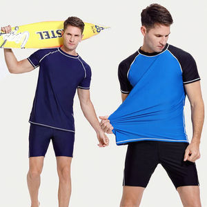 T-shirts de sport décontractés pour hommes, coupe classique, col rond, manches raglan, anti-rétrécissement, tissu en spandex/polyester, séchage rapide, 2023 - Product Image 3