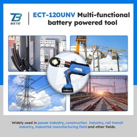 Outil hydraulique multifonctionnel à batterie ECT-120UNV 4-en-1 pour sertissage, coupe, fendage de douilles et poinçonnage
