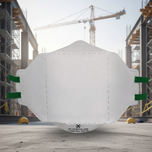 उच्च गुणवत्ता वाले डिस्पोजेबल वयस्क सुरक्षा श्वसन आधे चेहरे एन149 डुस्टप्रूफ मास्क <span class=keywords><strong>3</strong></span>-परत गैर-बुने कपड़े - Product Image 1