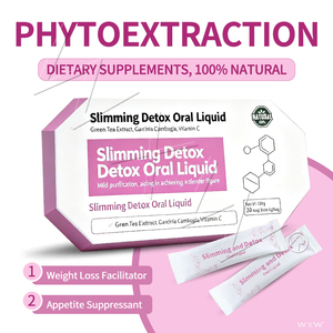 Líquido Oral Detox Adelgazante en Oferta, Extracto de Té Verde y Vitamina C, Quema Grasa Corporal, Mejora el Metabolismo, Líquido Oral para Pérdida de Peso - Product Image 4