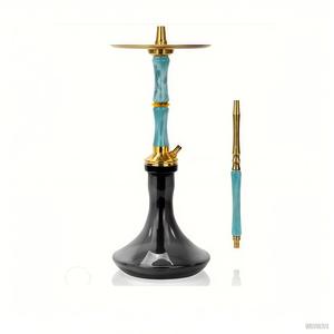 Nuevo Set de Hookah de una Sola Manguera, Pipa de Shisha de Cristal Oceánico, Hookah Árabe para Bar - Product Image 4
