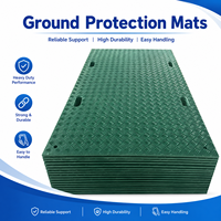 Dalles de protection de sol industrielles en PEHD recyclé 4x8 pieds pour camions, aménagement paysager, événements et protection de pelouses