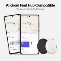 Tag Lokasi Pintar Plastik Global Bebas Biaya Bulanan untuk Android, Pelacak Anti-Hilang untuk Kunci Rumah, Hewan Peliharaan, Dompet, Perjalanan