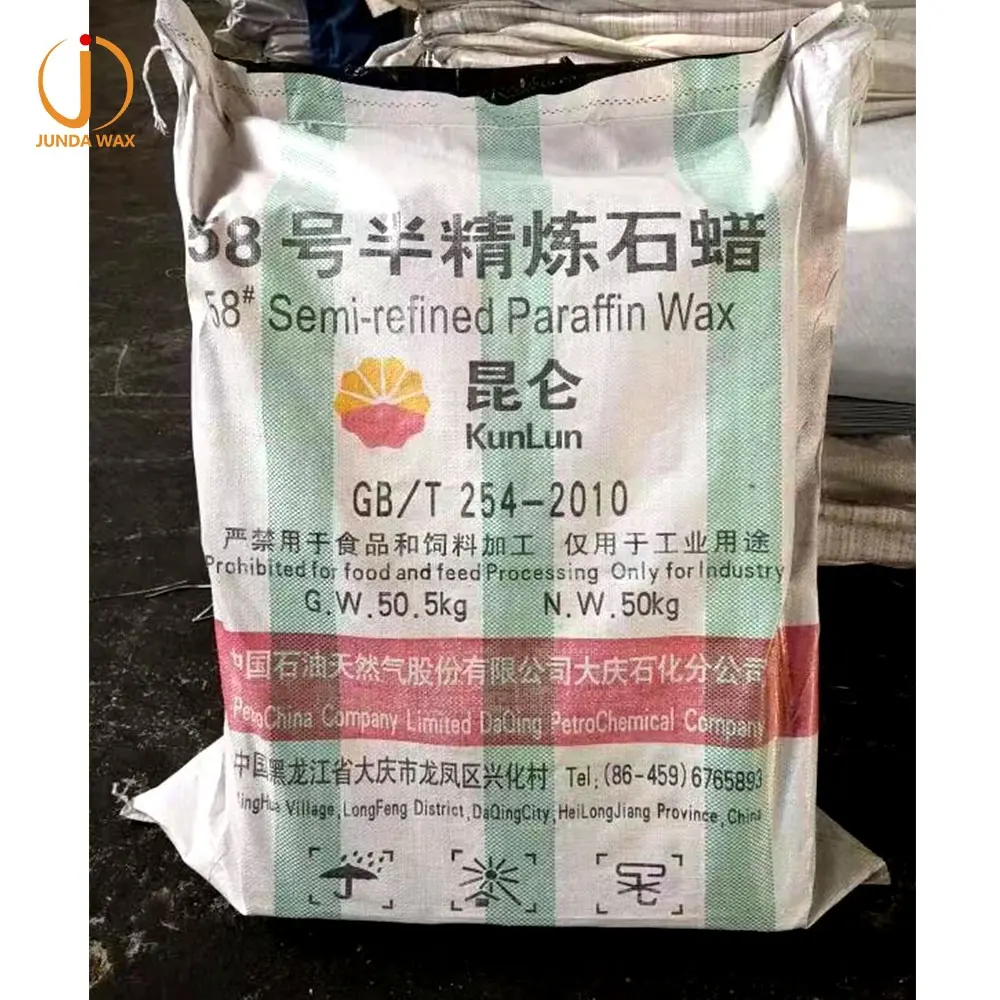 Junda candle making melting point 58 60 fully refined paraffin wax suppliers paraffin-wax-58/60 paraffin