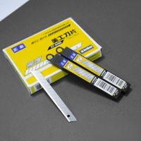 Lames de couteau utilitaire ZY-0460 ZHENGYE de qualité industrielle, 9 mm, épaisseur 0,4 mm, 60 degrés, en acier SK5 à haute teneur en carbone, couteau à découper durable