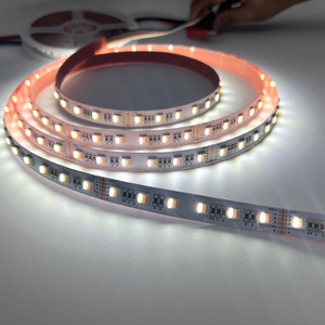 5050 rgbww + CW 1M 60LEDs cao lumen Đồng cơ thể dẫn dải ánh sáng 12V dễ dàng cắt 12mm chiều rộng 14 wát/mét DC12V/24V cuttable 5-in-1 dẫn băng - Product Image 4