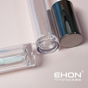 Fournisseur de gros Tubes de brillant à lèvres en plastique transparent et mince Tube de maquillage cylindrique - Product Image 6
