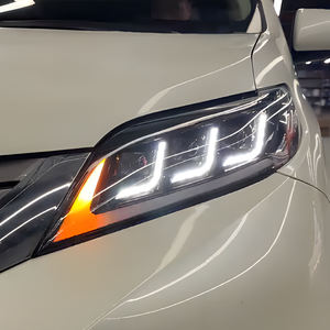 Para <span class=keywords><strong>Toyota</strong></span> para <span class=keywords><strong>Sienna</strong></span> 2011-2020 LED Auto faros montaje alta configuración 100W proyector lente nuevas lámparas delanteras de coche - Product Image 2