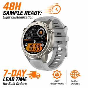 DM56 2026 Smartwatch Sportivo <span class=keywords><strong>GPS</strong></span> per Uomo <span class=keywords><strong>con</strong></span> Schermo AMOLED da 1,43 Pollici e Impermeabilità 5ATM, <span class=keywords><strong>con</strong></span> Altimetro e Bussola - Product Image 4