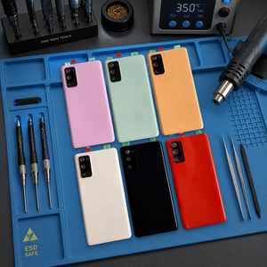 Cache arrière en verre pour Samsung Galaxy S20 FE, couvercle de batterie, boîtier, plusieurs couleurs, ajustement précis, pièces de rechange pour téléphone en gros - Product Image 5