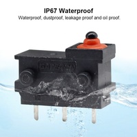 Micro-interrupteur à action rapide étanche 0,1A 3A 250V 48V SPDT, lame en plastique, micro-interrupteur résistant à l'eau